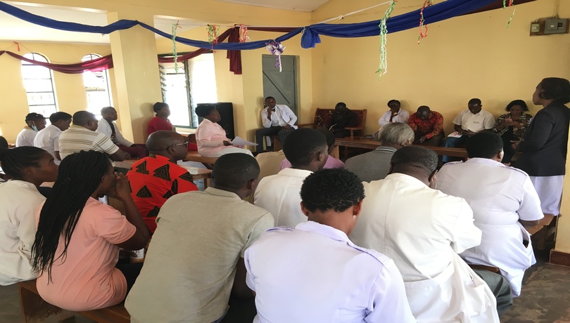 SPECIAL MEETING HEADED AT NYAKAHANGA HOSPITAL OM WEDNESDAY. THE MEETING WAS ATTENDED BY HOSPITAL MANAGEMENT TEAM, DOCTORS, CLINICIANS AND HEAD OF DEPARMENTS